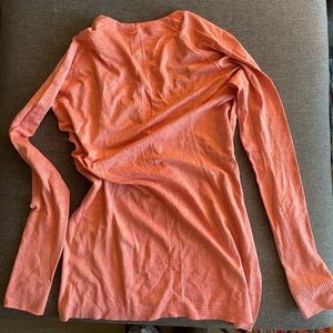 Orange Swiftly Tech Lululemon Longsleeve